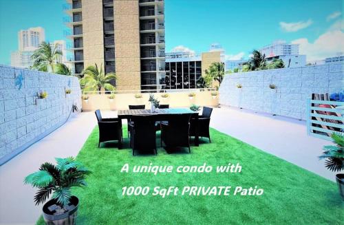 Huge patio I Luxury 1BR Banyan I Washer I Free park I 5' Beach