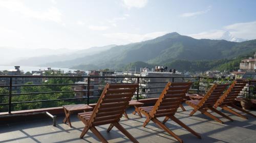 View, Hotel Middle Path & Spa in Pokhara