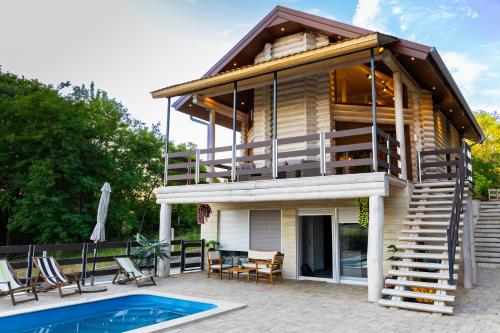 Log House