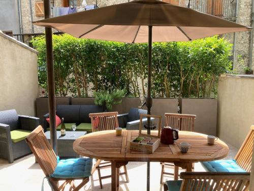 Балкон/тераса, Agréable T2 calme centre-ville d'Annot (Agreable T2 calme centre-ville d'Annot) in Анот