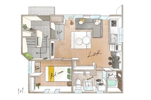 Tomo House Yotsuya-Sanchome 101 - from 6 minutes station 四谷三丁目 101 駅から徒歩6分