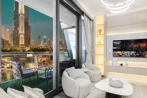 Grand 4BR Burj View PS5 at Burj Vista Downtown, Dubaj (zdjęcie 9)