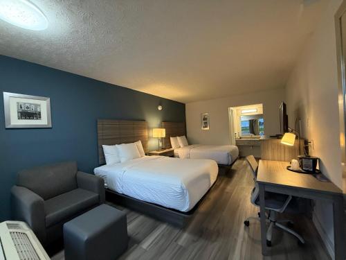 2 double beds