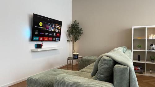 Közös társalgó / TV, Große Innenstadt-Oase Kiel für Gruppen & Familien (Große Innenstadt-Oase Kiel fur Gruppen & Familien) in Altstadt