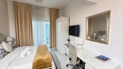 Spontaneous Sea View and High floor Studio Apartment breakfast included 2 people Dubai Marina, Dubaj (fotografie 4)