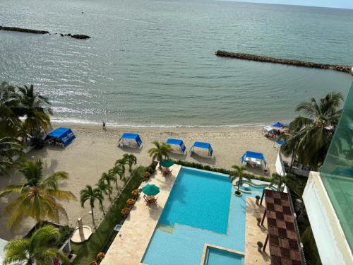 Surrounding environment, Piso alto con vistas al Mar caribe in La Cazada