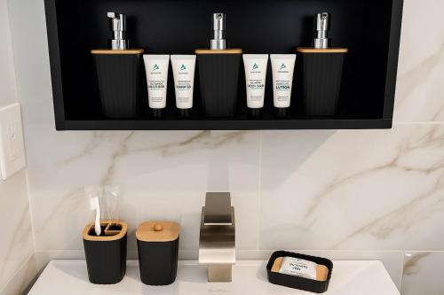 Fürdőszoba, The CityScape Stay near Philadelphia Zoo