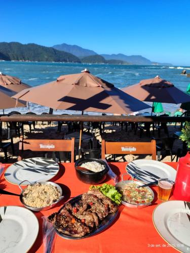 مطعم, Pousada Traineira in Trindade