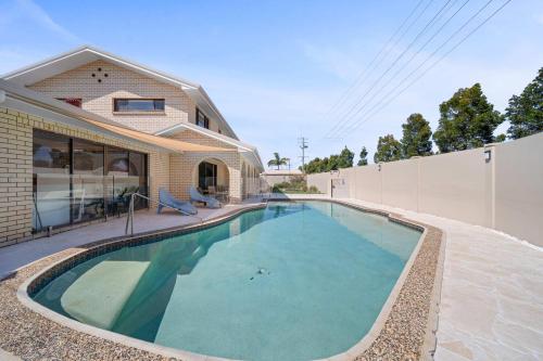 Bribie Beach House with Pool - Walk to Surf & Shops
