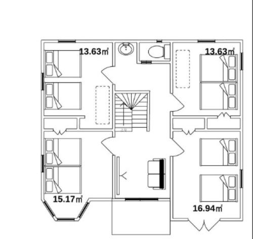 軽井沢の森に佇む英国様式白の宮殿 薪ストーブある5ldk ポーラーリゾート軽井沢ミューズ