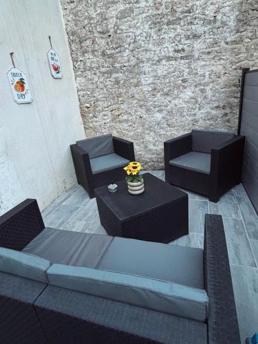 Maison avec petite terrasse cosy in Dornesī