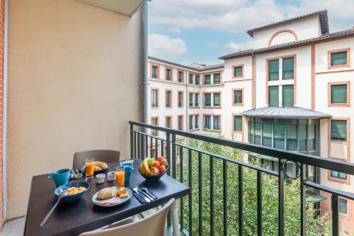 Erkély/terasz, Residhotel Toulouse Centre near Garonne