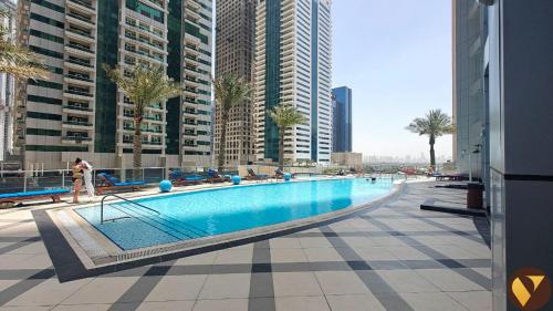 Vogue Marina Torch 45th Floor Sea, Skyline View with balcony, Dubai (Foto 3)