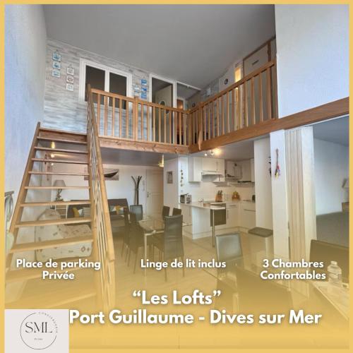 Les Lofts vue Port Guillaume - Location saisonnière - Dives-sur-Mer