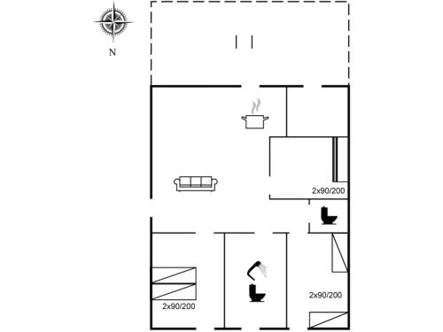  Apartment Henne - 2-5km from the sea by Interhome in Humble