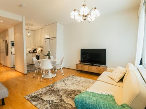 Spacious apartment with sauna by the river