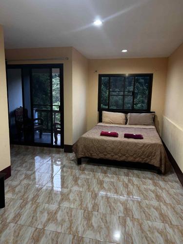 1 double bed