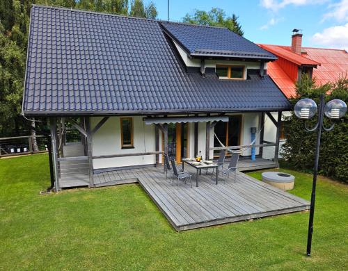 Erkély/terasz, Apartments Svetluska in Loucna Nad Desnou