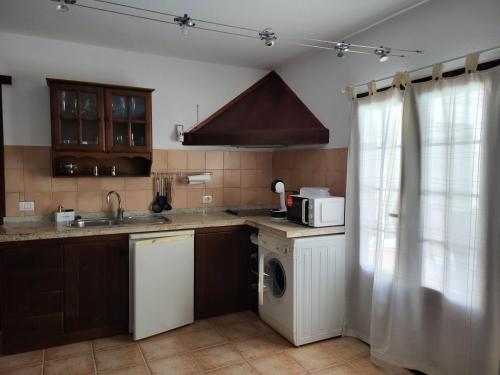 keuken, Casa Las Palmeritas in Tinajo