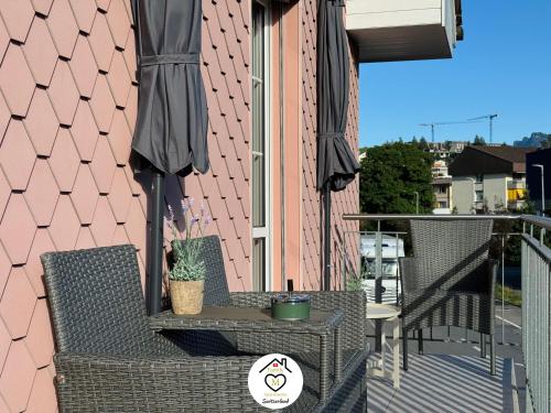 Балкон, Family M Apartments 40 - Luzern - Horw in Хорв