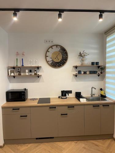 A stylish studio in the historic center of Riga in Grinzinkalns (történelmi dolgozók negyede)