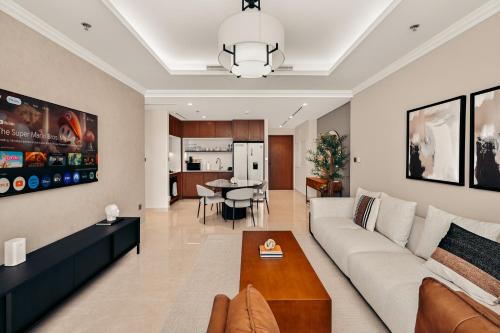 Luxury 2BR Retreat Gorgeous Beach & Skyline Views, Dubaj (zdjęcie 10)