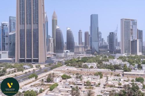 VOGUE DOWNTOWN VIEWS II Luxurious One Bedroom Apartment with Balcony and full Amenities, Opposite Dubai Mall Skybridge, Walkable to Burj Khalifa, Dubai (foto 7)