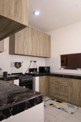 кухня, Palm Terraces 3BR All en-suite Beach view apartment - Nyali in Момбаса