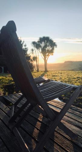 Balkons/terase, Crayfish Creek Farm Stay in Vaikava