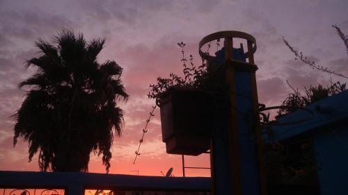 Sunset rooftop Rabat Sale Airport in 벨 아루시