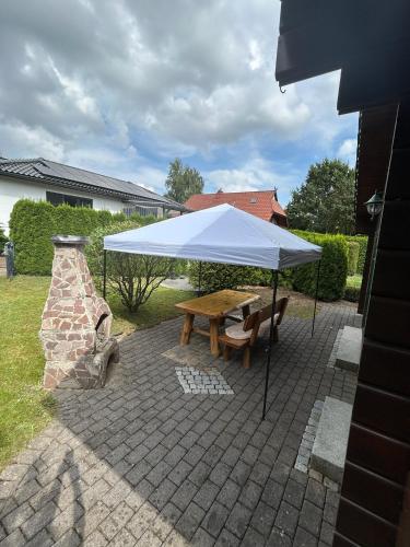 บริการและสิ่งอำนวยความสะดวก, Nordheideblockhaus in ฮันชเต็ดท์