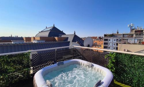 Budapest Central Sky Spa Penthouse, Budapešť