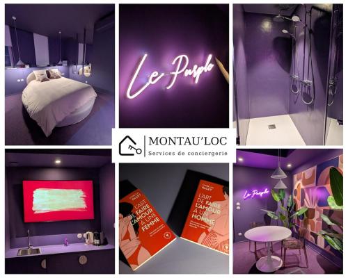Le Purple, love room centre ville avec parking - Location saisonnière - Montauban