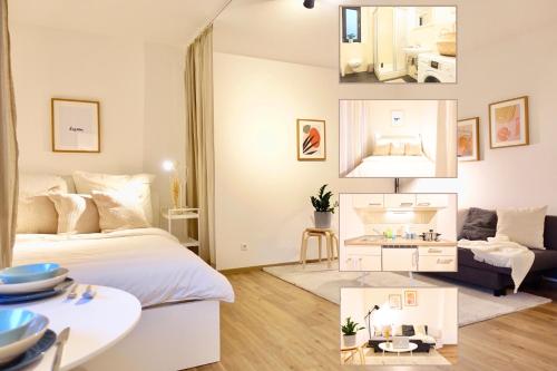 2 stylische separate Apartments mit zwei privaten Stellplätzen für bis zu 8 Personen und stadtnah in Koblenz, Deutschland