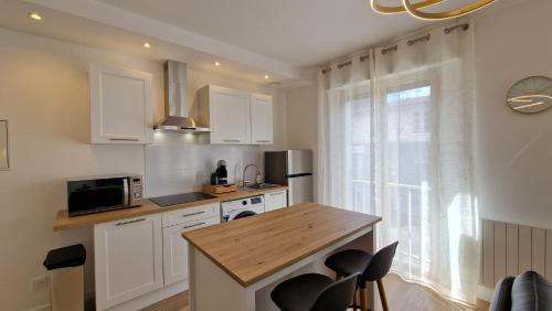 Konyha, Appartement moderne & cosy - cœur de Libourne Bastide in Libourne