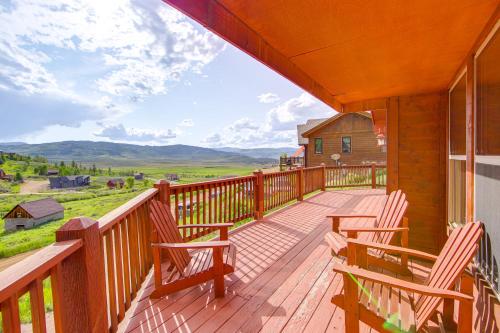 Less Than 2 Mi to Granby Ranch Home with Hot Tub and Decks!