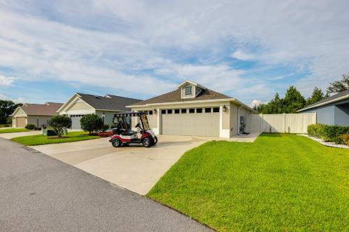 Golf Cart and Preserve View The Villages Retreat!