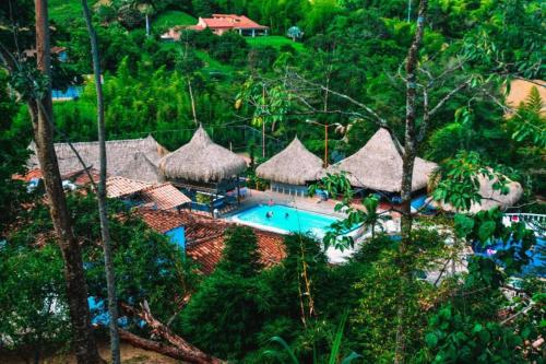 Kilátás, Hotel Hacienda La Bonita in Amaga