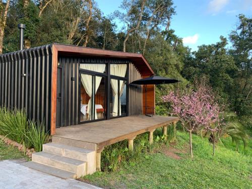 Cabana no vale dos vinhedos
