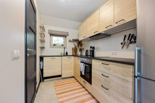 Kitchen, Pine forest beach house in Laulasmaa