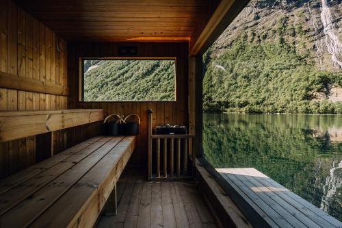 Sauna, Hotel Union Øye in Urke
