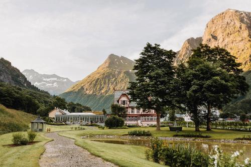 Viesnīcas āriene, Hotel Union Øye in Urke