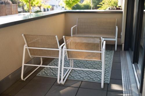 Erkély/terasz, 2 Zimmer I frei parken I Balkon in Giessen