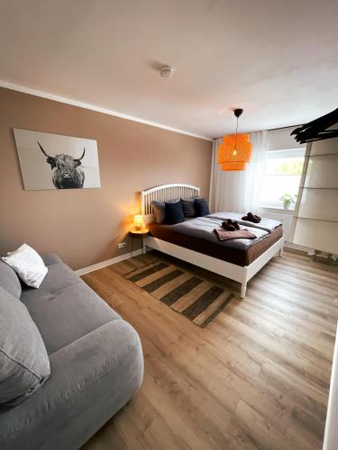 Sunset View - Design Apartment Hermannsblick, Parkplatz, Balkon