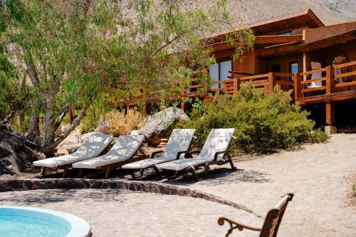 Mamalluca Villas with views of the Elqui Valley in Vicuna