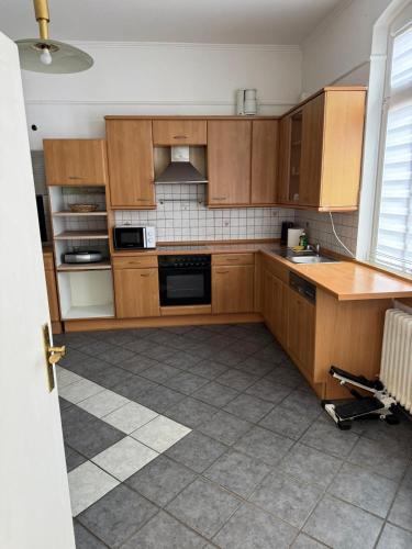 virtuve, MonteurGut Apartments Birke in Lindern (Oldenburg)