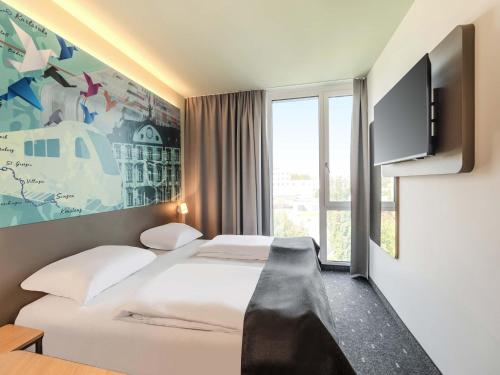 1 double bed