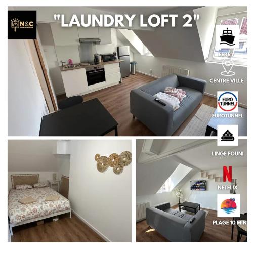 Laundry Studio 2 - proche gare- centre ville- CNPE - Location saisonnière - Calais