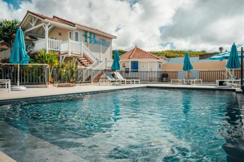 Widok, Boutique-Hôtel Culture Créole (Boutique-Hotel Culture Creole) in Les Trois Ilets