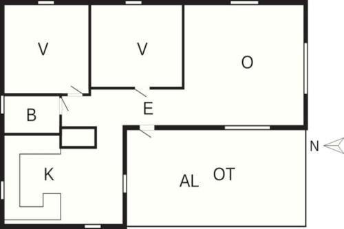 Iekārtas, 5 person holiday home in Osby in Osbija